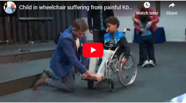 Child in wheel chair healed in Jesus name instantly